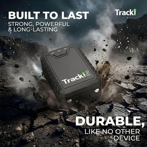 Tracki Pro GPS Tracker للمركبات لمدة تصل إلى 12 شهرًا، أصول مغناطيسية مقاومة للماء، متعقب في الوقت الحقيقي، 4G LTE، عمر بطارية طويل 2-12 شهرًا، مسافة غير محدودة، الاشتراك مطلوب، مراقبة السرعة، سياج جغرافي in Kuwait