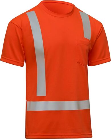 Red Kap Men's Hi-Visibility Short Sleeve Performance Core Tee, Type R, Class 2 in Saudi Arabia