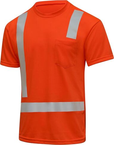 Red Kap Men's Hi-Visibility Short Sleeve Performance Core Tee, Type R, Class 2 in Saudi Arabia