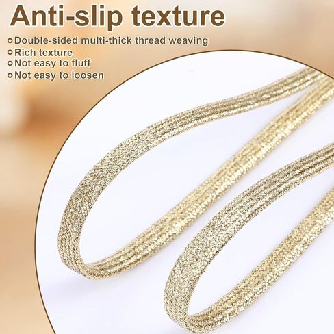 1 Pair Glitter Gold Shoe Laces for Sneakers, Flat Bling Metallic Shoelaces for Women Men Gold Fancy Shoes Laces for Boots Replacement Accessory in Saudi Arabia