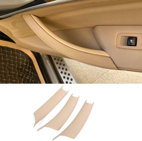غطاء مقبض باب السيارة لسيارة BMW X5 X6 F15 F16 2014-2018 مقابض سحب الأبواب الداخلية ملحقات غطاء تزيين واقية (X5 F15 2014-2018/X6 F16 2015-2019، لون ألياف الكربون) in Kuwait