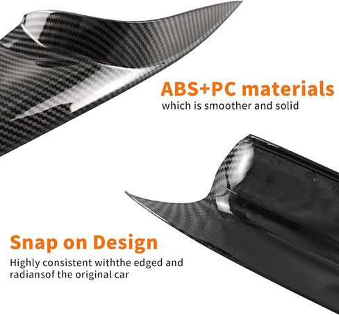 Car Interior Door Pull Handle Covers Compatible with BMW 7 Series F02 F04 Door Handles Protective Decorate Cover for 750Li, 740Ld, 740Li, 750Li, 760Li(4PCS Carbon Fiber Color) in Saudi Arabia