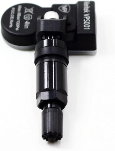 مجموعة من 4 أجهزة استشعار ضغط الإطارات Veritek VPS001 TPMS 433mhz لبورشه فولكس فاجن OE الجزء # 9A790727502 5Q0907275 5Q0-907-275B مع سيقان صمام ألومنيوم سوداء in Saudi Arabia