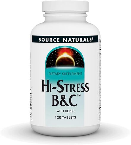 Source Naturals عالي الإجهاد B&C بالأعشاب - 120 قرصًا in Saudi Arabia