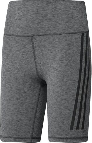 adidas Women's Optime Training Icon 3-Stripes Bike Short Tights in Saudi Arabia