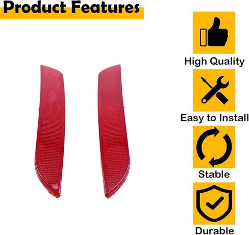 63147301187 63147301188 Left Right Side Rear Bumper Reflector Strip Cover Compatible with BMW 3 Series F30 Sedan 4 Series F32/F33 in Saudi Arabia