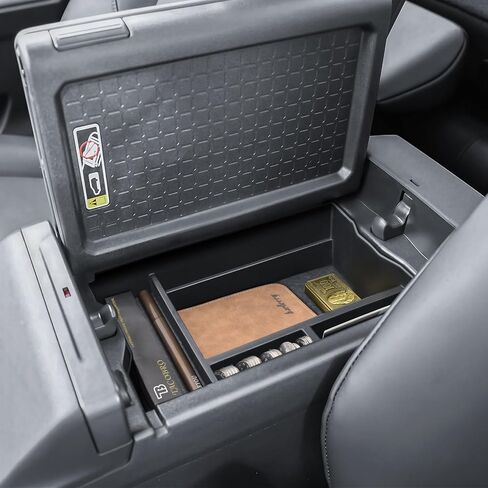 TACOBRO Center Console Tray Organizer Compatible with Toyota RAV4 Accessories 2026, 2026 RAV-4 Armrest Insert Container ABS Material Secondary Storage Box in Saudi Arabia