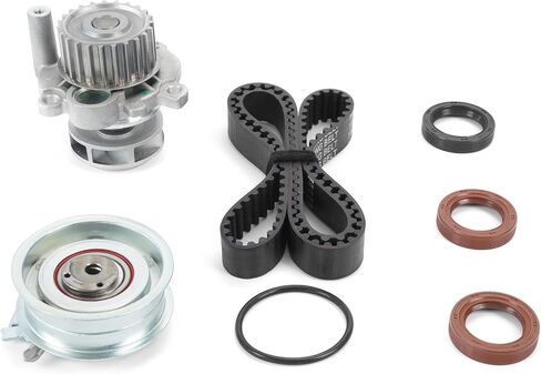 MPLUS Timing Belt kit fits for Seat 2003-2009 Cordoba 2.0L, 2003-2009 Ibiza 2.0L, for Volkswagen 1999-2005 Beetle 2.0L, 2011-2015 Clasico 2.0L, 1999-2007 Golf 2.0L, 2007-2010 Golf City 2.0L in Saudi Arabia