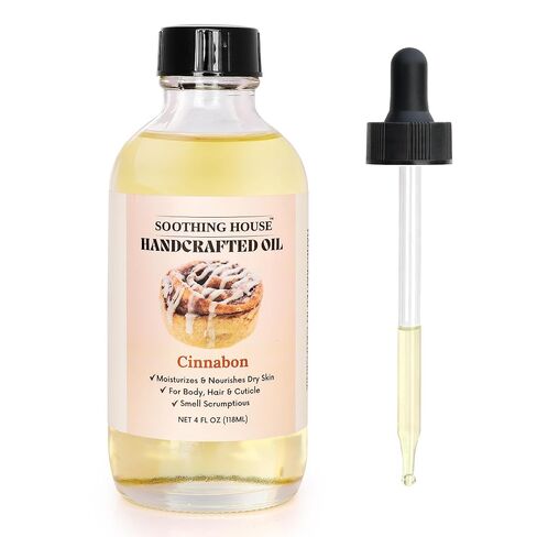Warm Vanilla Bean Body Oil - Moisturizing Body Oil for Soft, Glowing Skin with Almond & Jojoba Oil (4 fl oz) in Kuwait