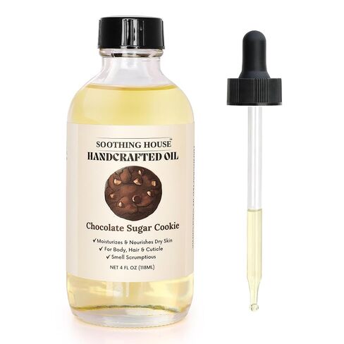 Warm Vanilla Bean Body Oil - Moisturizing Body Oil for Soft, Glowing Skin with Almond & Jojoba Oil (4 fl oz) in Kuwait