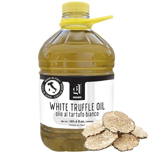 White Truffle Oil Bulk 3 liters (97 fl.oz), Non-GMO, Foodservice Truffle Oil, Made in Italy, GL Truffle Gourmet Line in Saudi Arabia