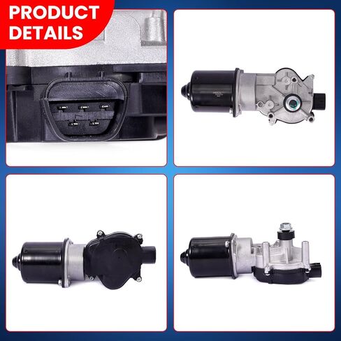محرك ممسحة أمامية MOCA 85-4028 متوافق مع 2003-2007 لسيارة Honda Accord l4 2.4L/ V6 3.0L، 2004-2008 لـ Acura TL V6 3.2L/ TSX l4 2.4L سيدان أمامية، 2005-2006 لـ MDX V6 3.5L Sport Utility in Kuwait