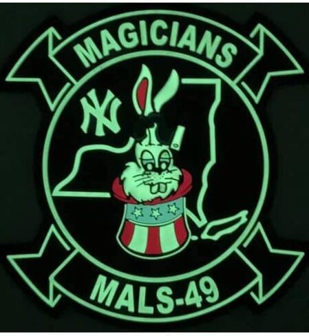 MALS-49 Magicians PVC Patch –Hook and Loop in Saudi Arabia