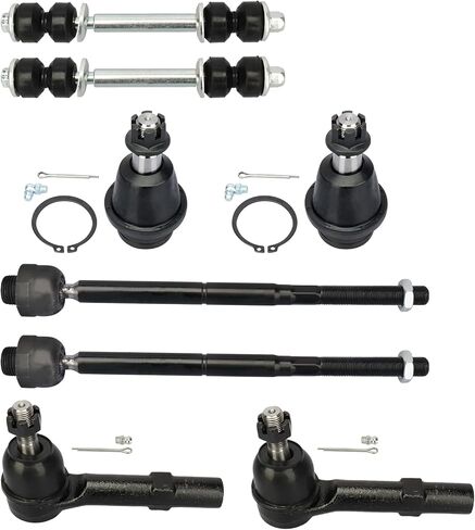 IRONTEK 8 قطع أمامية سفلية كروية داخلية خارجية لقضيب Sway Bar وصلات نهاية تناسب Chevy Silverado 1500/ Tahoe، لـ GMC Yukon/Yukon XL 1500، لـ Cadillac Escalade/Escalade ESV/Escalade EXT in Saudi Arabia