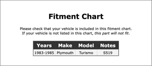 برغي نازف الفرامل الخلفية متوافق مع Plymouth Turismo 1985 1984 1983 P-3619358 in Saudi Arabia