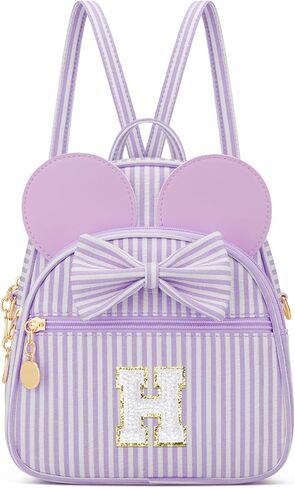 Personalized Birthday Gift for Toddler Girls, Small Initial Backpack Purse for Little Girl, Cute Mini Purse for 3-10 Years Old Kids,Pink A in Saudi Arabia