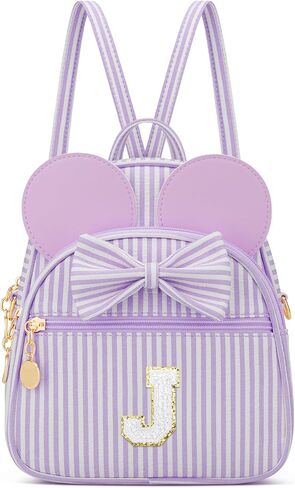 Personalized Birthday Gift for Toddler Girls, Small Initial Backpack Purse for Little Girl, Cute Mini Purse for 3-10 Years Old Kids,Pink A in Saudi Arabia