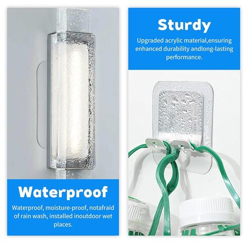 Double Sided Adhesive Pads, 20 Pcs Clear Heavy Duty Mounting Tape Waterproof Sticky Pads Removable Wall Tape for Walls, Hanging Pictures, DIY Craft, Home, Office in Saudi Arabia