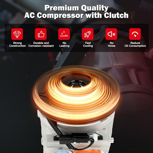 Cciyu تكييف وضاغط للهواء يصلح لفورد إكسبلورر لميركوري ماونتينير 4.0L 2006-2010 التيار المتناوب ضاغط in Kuwait
