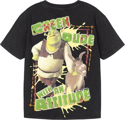تي شيرت DreamWorks Shrek بأكتاف منسدلة للأطفال والكبار مقاسات (4T - 2XL) in Saudi Arabia