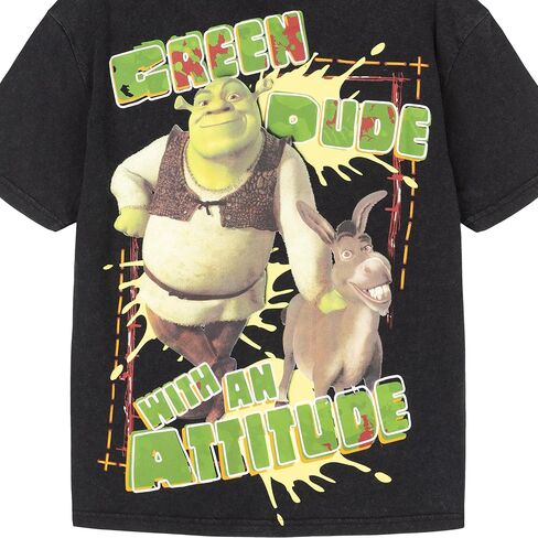 تي شيرت DreamWorks Shrek بأكتاف منسدلة للأطفال والكبار مقاسات (4T - 2XL) in Saudi Arabia