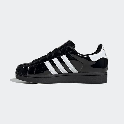 حذاء رياضي نسائي من adidas Superstar II برباط كاجوال - أسود، أبيض in Saudi Arabia
