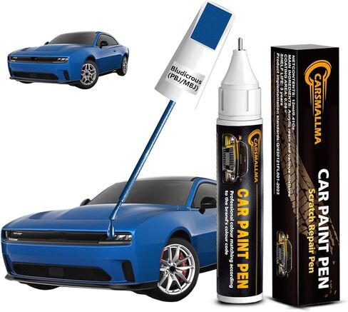 طلاء السيارة المدمر باللون الرمادي (PDN) لسيارات دودج، مجموعة أقلام إصلاح الخدوش لطلاء السيارة دقيقة اللون، سريعة وسهلة الإصلاح لرقائق السيارة وخدوش السيارات in Kuwait