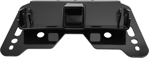 Lower Front Trailer Hitch Compatible with 2010-2023 Polaris Ranger 400/500 / 800 Midsize & 2009-2024 Polaris Ranger 570/700 / 800/900 Full-Size Black Receiver Hitch Steel Powder Coated in Saudi Arabia