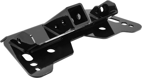 Lower Front Trailer Hitch Compatible with 2010-2023 Polaris Ranger 400/500 / 800 Midsize & 2009-2024 Polaris Ranger 570/700 / 800/900 Full-Size Black Receiver Hitch Steel Powder Coated in Saudi Arabia