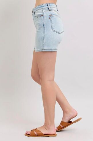 Judy Blue Double Button Denim Shorts in Saudi Arabia