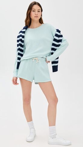 perfectwhitetee Women's Layla French Terry Sweat Shorts in Kuwait