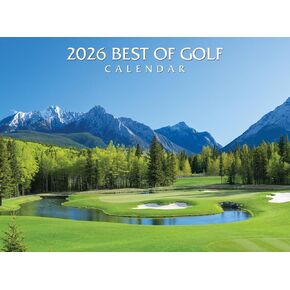 2026 Best of Golf Wall Calendar - Includes PGA (Majors) Tour Dates -13.5" x 20" Opened in Kuwait