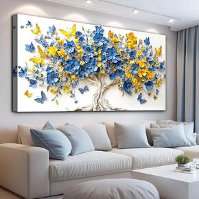 WLWBINTING Octopus Canvas Wall Art Undersea Abstract Pictures Sea Turtle Coral Reef Vibrant Colorful Marine Animals Painting Large Wall Decor For Bathroom Living Room Bedroom Nautical Home Decorations in Saudi Arabia