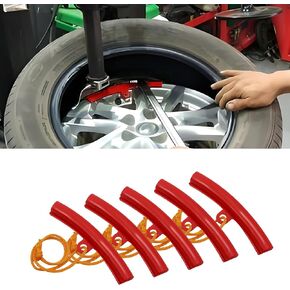 واقي حافة تغيير إطارات السيارة، 5 قطع حافظات حافة تغيير العجلات، حافظات حواف تغيير الإطارات، غطاء حماية حافة الإطار، ملحقات السيارة للدراجات النارية، سيارات الدفع الرباعي (أزرق) in Kuwait