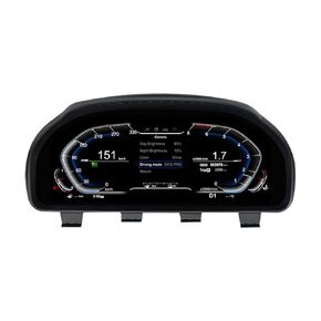 لوحة القيادة الرقمية 12.3 بوصة متوافقة مع BMW F10 F11 F18 F06 F12 F13 F01 F02 F03 F25 F26 F15 F16 LCD لوحة عداد السرعة (مع HUD) in Kuwait