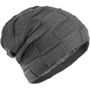 Slouchy Beanie for Men Women, Light Weight Soft Fuzzy Winter Hat, Stretchy Oversize Casual Basic Hat for Hiking in Saudi Arabia