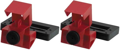 Brady - 65329 Oversized Breaker Lockout (Pack of 1) , Red in Saudi Arabia