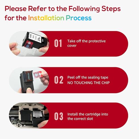 استبدال PG-275XL CL-276XL لخراطيش حبر Canon 275 و276 لحبر Canon 275 و276 275XL 276XL حزمة كومبو متوافقة مع طابعة Canon PIXMA TS3722 TR4720 TR4700 TR4722 TS3522 TS3500 TS3720 in Kuwait