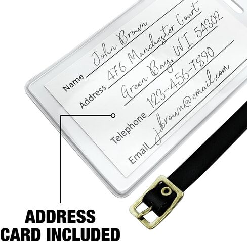U.S. Army Veteran Logo Luggage ID Tags Suitcase Carry-On Cards - Set of 2 in Saudi Arabia