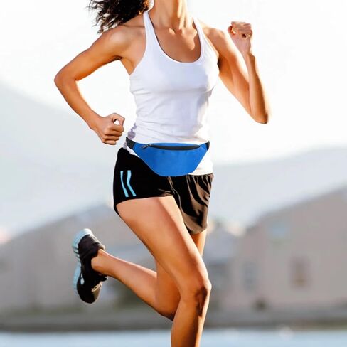 12 Pcs Fanny Packs for Men and Women,Vibrant Colors, Waterproof Oxford Fabric, Adjustable Waist Pack for Running and Travel, Secure Zipper Pouch in Kuwait