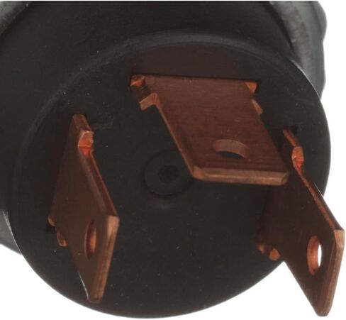 KarParts360 For Dodge D250/W250 1990 Pressure Light Switch | Plastic | Chrome | Black | Blade Male Terminal | Male Connector | 3 Terminal | Replacement For 14057554, J3231347 in Saudi Arabia