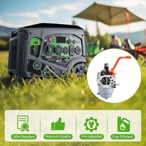 مكربن ​​Ruixing GP5500 لمولد Generac GP6500 GP7500 GP7500E GP8000E، استبدال # 0J58620157 in Kuwait