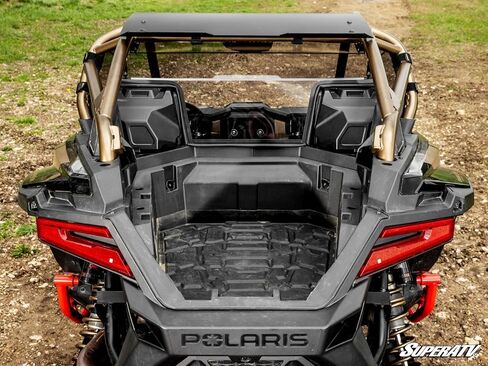 SuperATV Rear Windshield Compatible With Polaris RZR Pro R: 2025+ | Light Tint | 2 Seat with Rockford Fosgate Audio in Saudi Arabia
