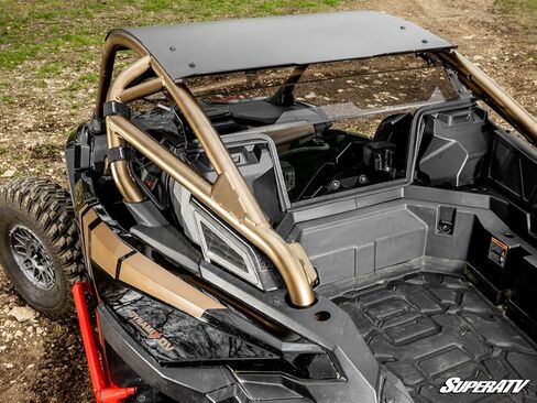 SuperATV Rear Windshield Compatible With Polaris RZR Pro R: 2025+ | Light Tint | 2 Seat with Rockford Fosgate Audio in Saudi Arabia