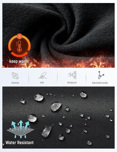 baleaf Balaclava Ski Mask Winter Water Resistant Face Mask for Women Men Cold Weather Gear Skiing Snowboarding Neck Gaiter Black in Saudi Arabia