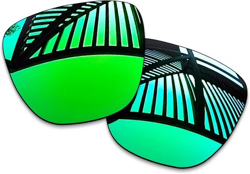 4 Pairs Replacement Lenses for Oakley Sylas XL OO9448 60mm Sunglasses - Solid Black+Emerald+Ice Blue+Fire Red in Saudi Arabia