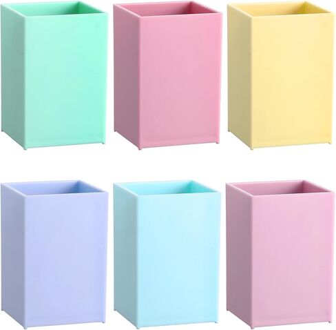6 Pcs Classroom Magnetic Storage Boxes Magnetic Storage Containers Plastic Dry Erase Marker Holder Plastics Pen Holder for Refrigerator Whiteboard Home Office School Organizer Supply (Colorful) in Saudi Arabia