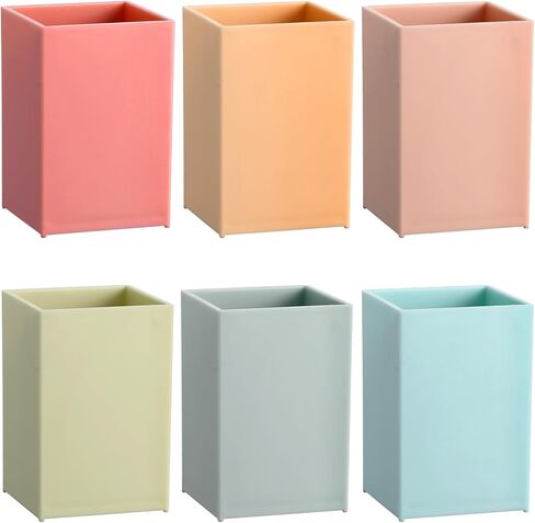 6 Pcs Classroom Magnetic Storage Boxes Magnetic Storage Containers Plastic Dry Erase Marker Holder Plastics Pen Holder for Refrigerator Whiteboard Home Office School Organizer Supply (Colorful) in Saudi Arabia