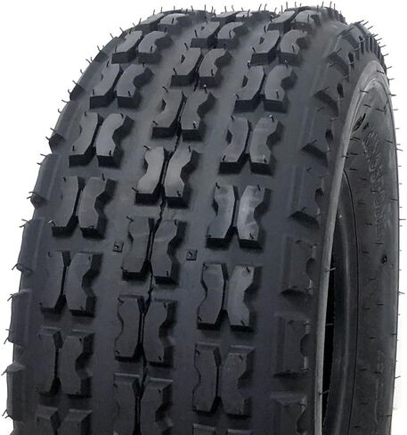 MMG Set of 2 ATV Tubeless Tire 19x7-8 (175/80-8) Split-knob Tread Design for all terrains - Front Tires provide solid traction and control (P136A) in Saudi Arabia