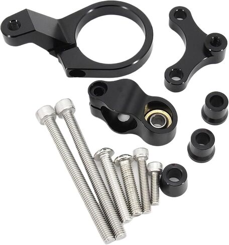 دراجة نارية توجيه المثبط قوس استقرار الخطي جبل دعم عدة متوافق مع CBR 650 R CBR650 650R 2019-2020 (التيتانيوم) in Kuwait